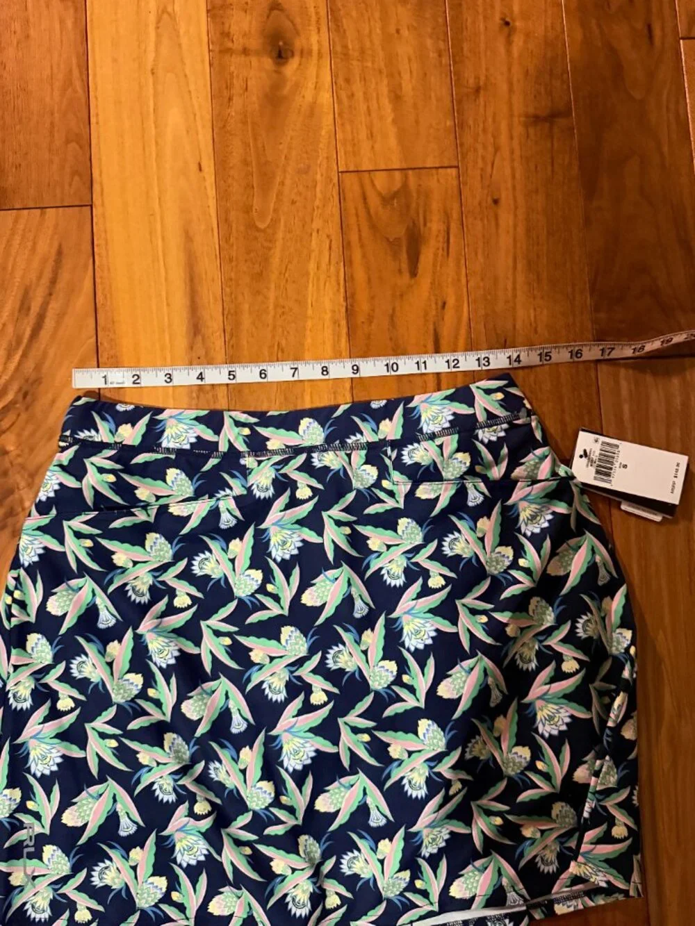 RLX Ralph Lauren Floral Golf Skort Women's Size S Navy Performance Skirt NWT